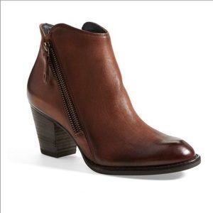 Paul Green Cigar Brown Aubrey Ankle Double Zip